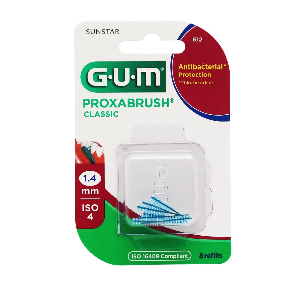 美國 G.U.M 牙間刷補充組(尺寸齊全)8支入-圖片-2