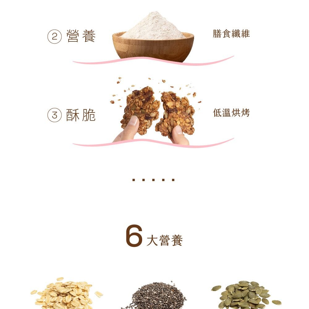 【The Chala蕎拉燕麥】纖女燕麥脆片150g 黃金蔗糖 巧克力麥芽 蕃茄羅勒 濃郁起司 芝麻 繽紛莓果派可選-圖片-9