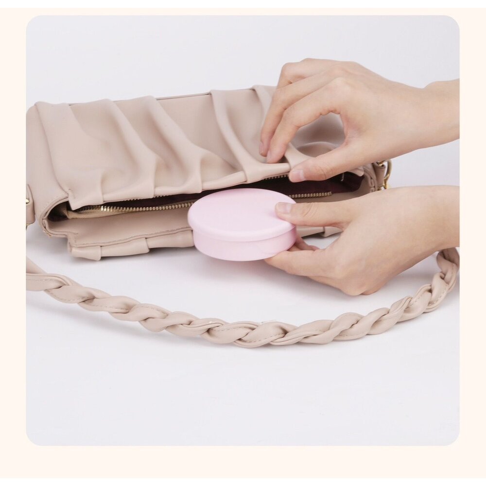 TAKETODAY 攜帶式折疊漱口杯一個(多色可選) 可伸縮收納水杯 迷你旅行杯-圖片-3