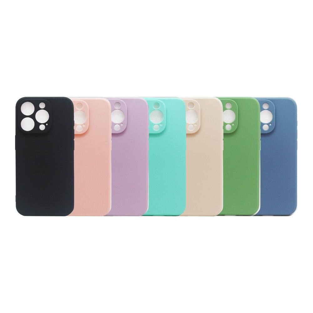 Iphone馬卡龍色磨砂手機保護殼套一入