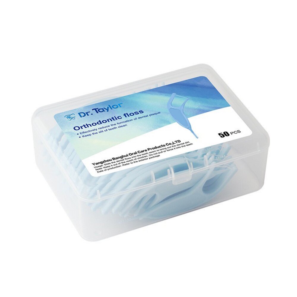 Dr.Taylor 矯正牙線棒50支/盒裝(綠/藍/白可選) 另有 鴨嘴獸Platypus-圖片-2