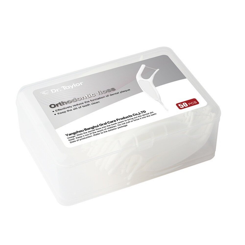 Dr.Taylor 矯正牙線棒50支/盒裝(綠/藍/白可選) 30支/50支可選 另有 鴨嘴獸Platypus-圖片-3