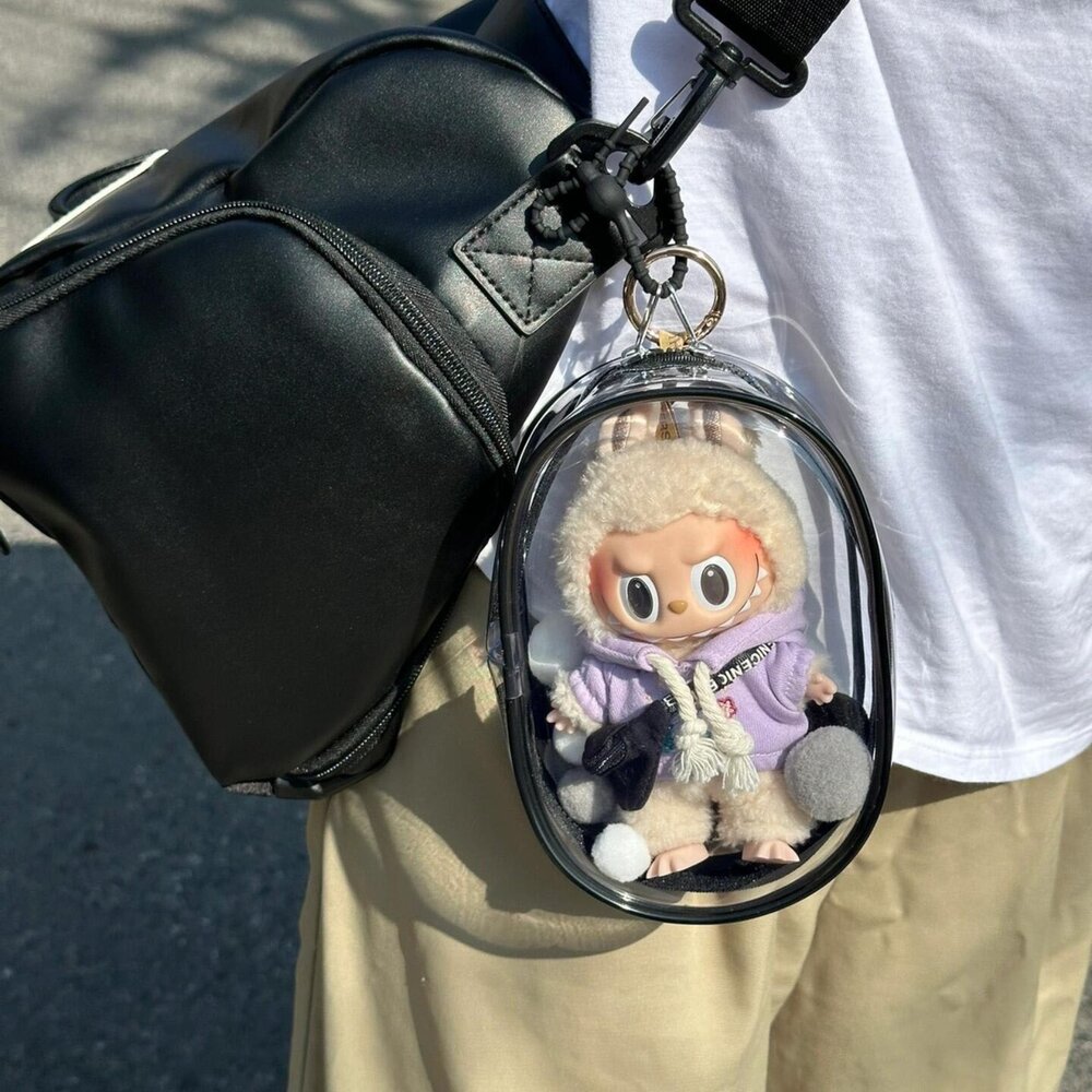 LaBuBu 娃娃保護套1入 溜娃包 10-15cm防塵拉鍊袋-圖片-3