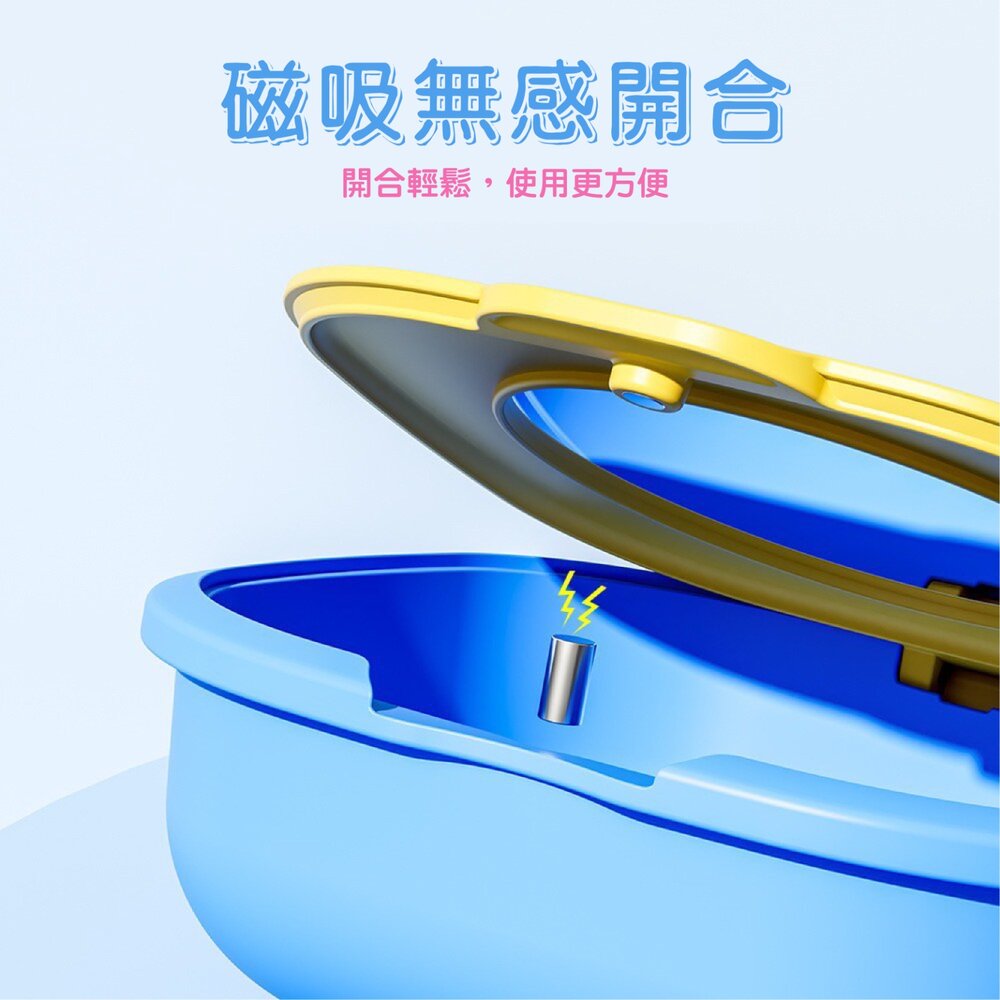 矯正專用 多巴胺色繽紛彩色雙層磁吸收納盒一入 隱形牙套收納盒 維持器收納盒-圖片-2