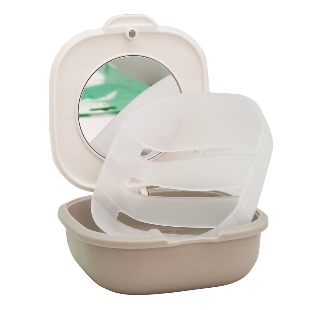 FaSoLa 牙套收納盒一入(內有瀝水層)-圖片-1