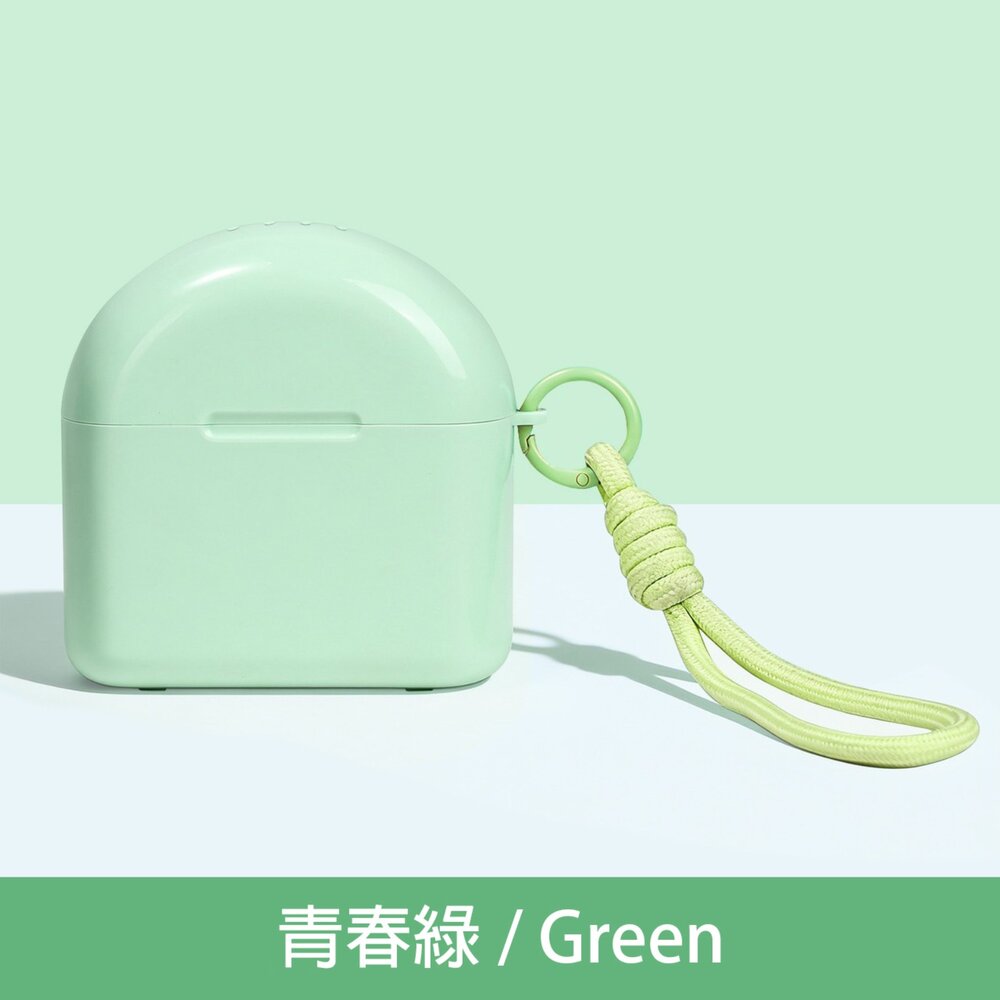 矯正專用 多巴胺色 站立磁吸式隨身牙套收納盒(含提繩)一入-圖片-4