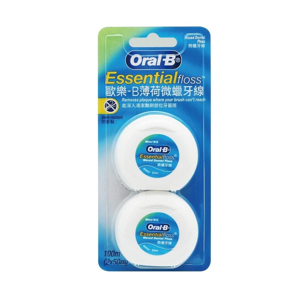 歐樂B 50M牙線(薄荷/無蠟)-圖片-2