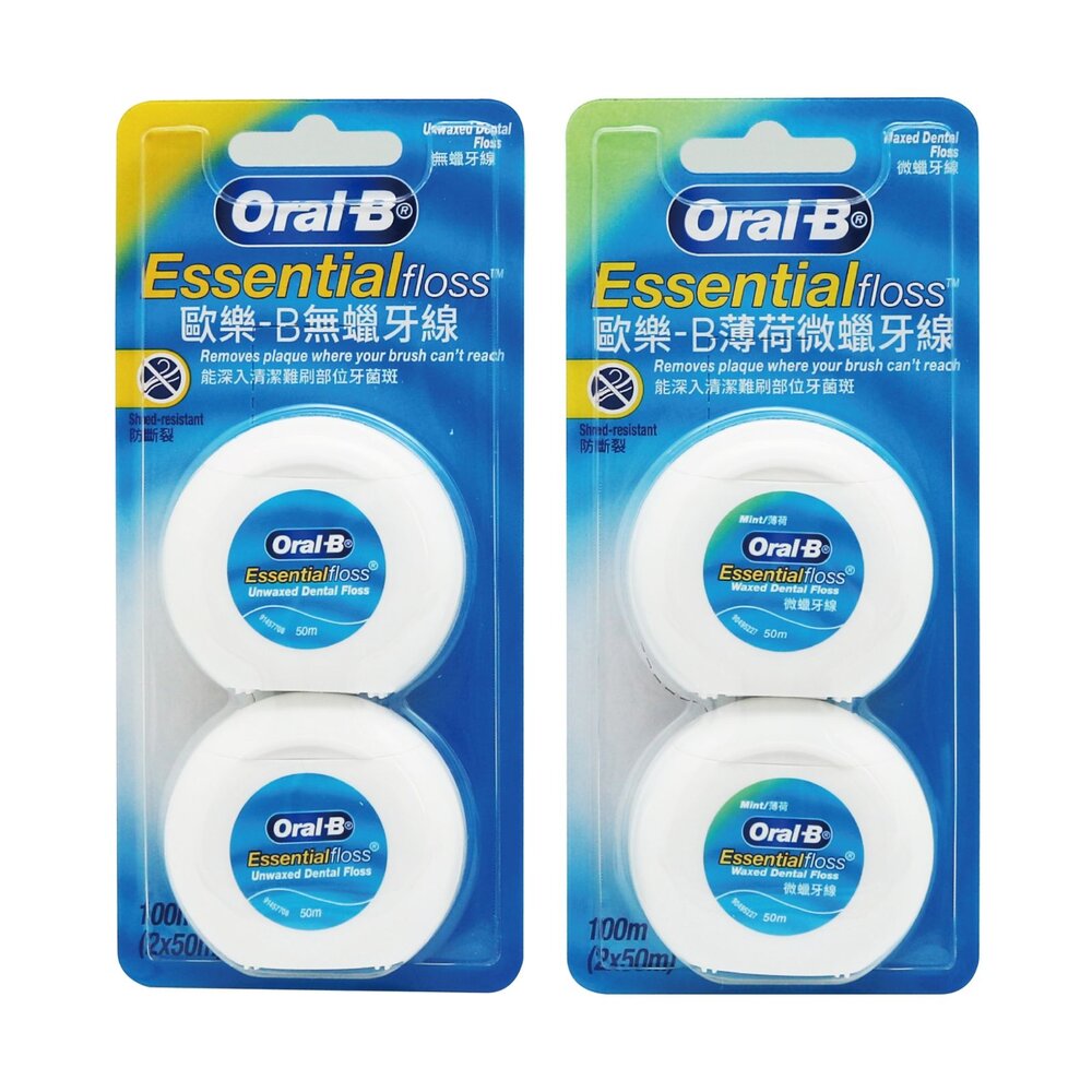 歐樂B 50M牙線(薄荷/無蠟) 封面照片