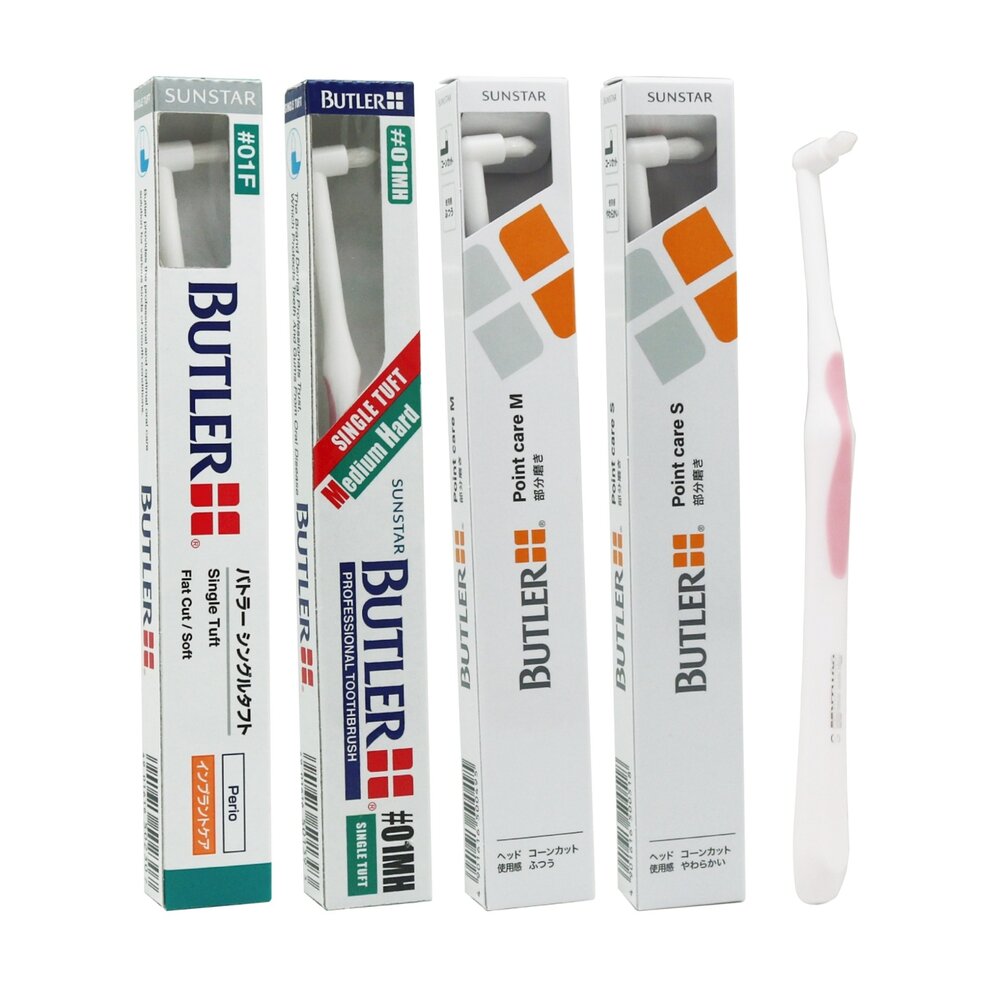三詩達 SUNSTAR BUTLER 單束型尖頭軟毛牙刷 一支 單束毛 封面照片