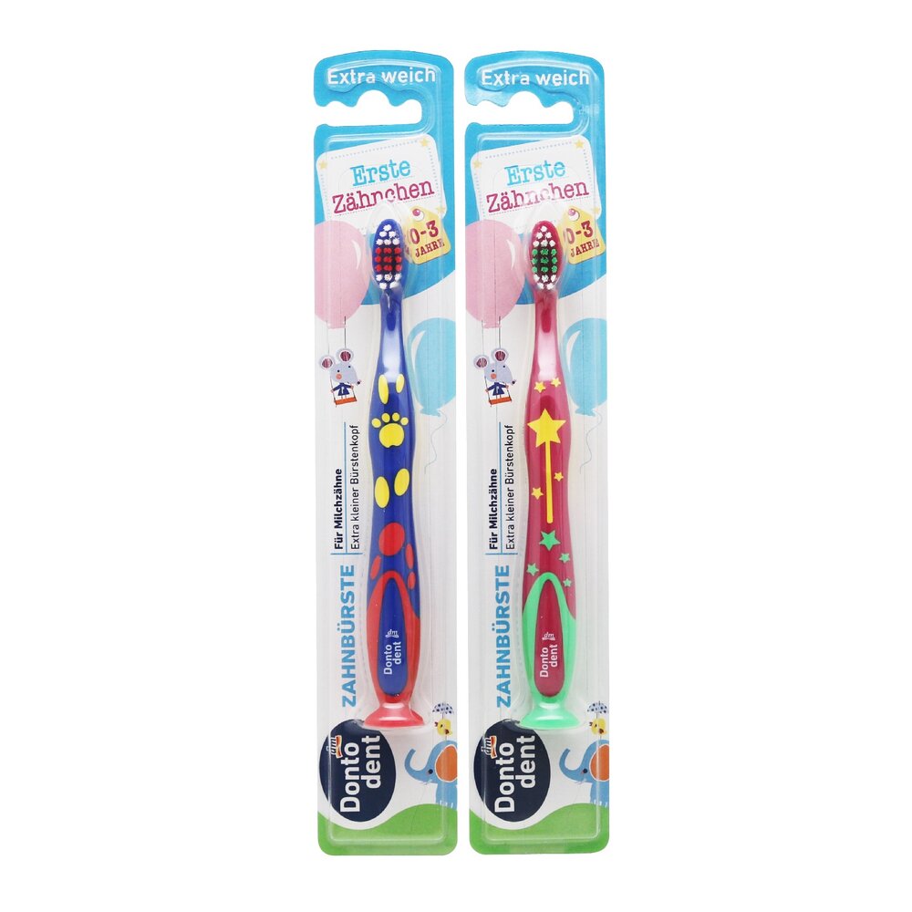 4058172881183-德國 Dontodent DM 0-3歲嬰幼兒童牙刷一入