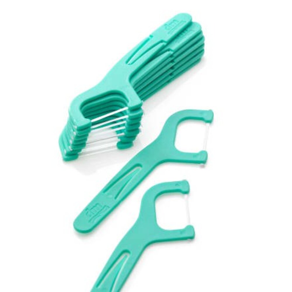 德國 Dontodent DM 成人薄荷細滑扁線牙線棒40支-圖片-2