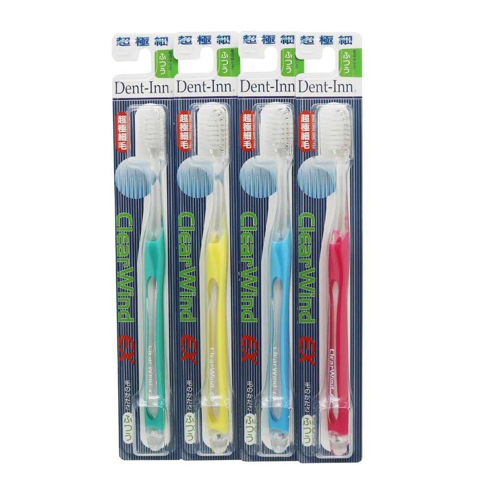 4538604010270-日本製 UFC Dent-Inn ClearWind EX 超極細毛牙刷一支(適用12歲以上及成人)