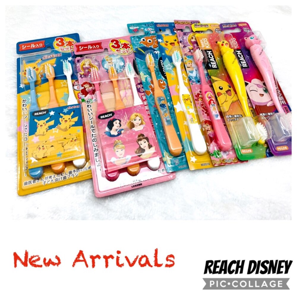 日本REACH 麗奇 迪士尼尼莫 幼童牙刷 1-6歲適用 一支入-圖片-1