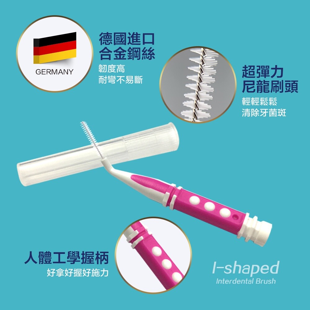 奈森克林直(I)型牙間刷12支入(1.5mm-L Size)-圖片-6