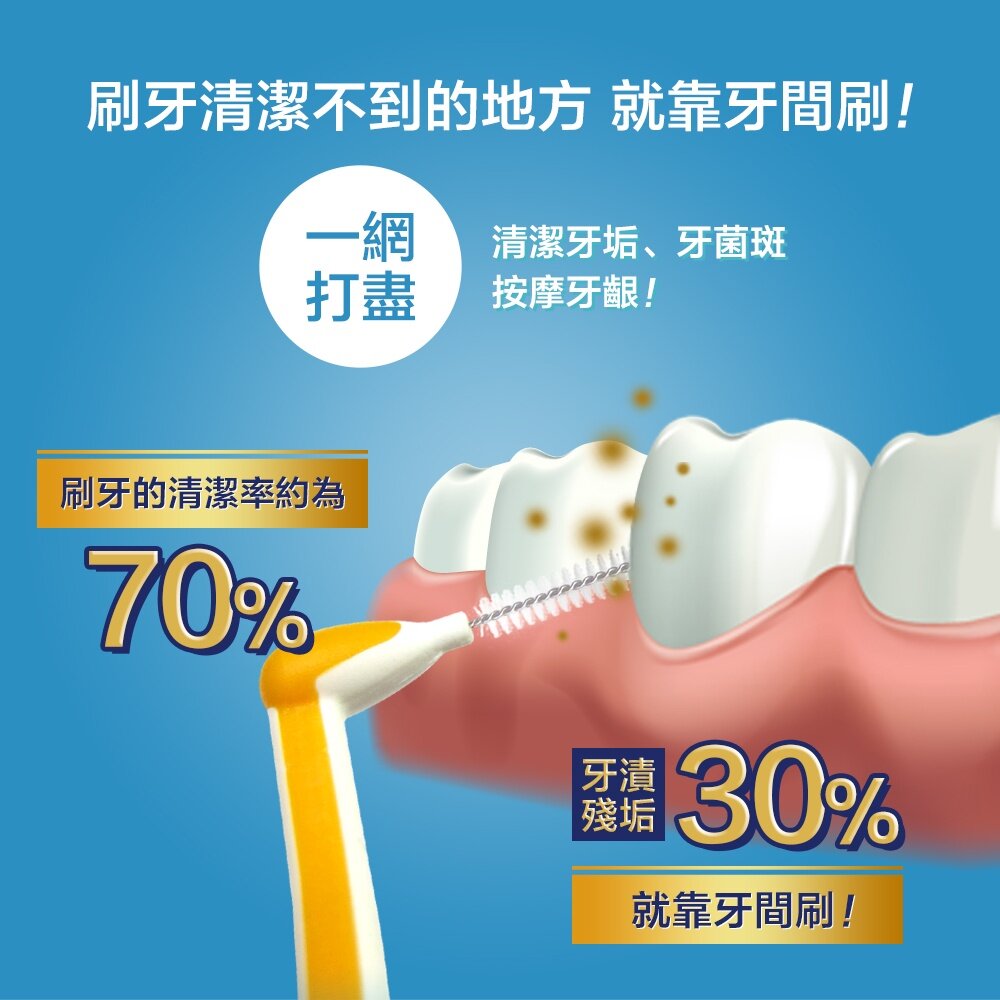 奈森克林 L型 牙間刷10支入(M Size-1.2mm)-圖片-2