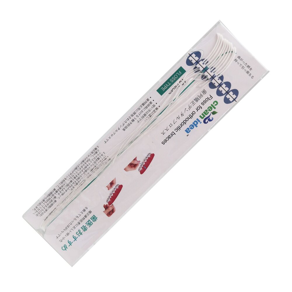 4711481850737-台灣製造 clean idea 齒列矯正專用牙線10支裝