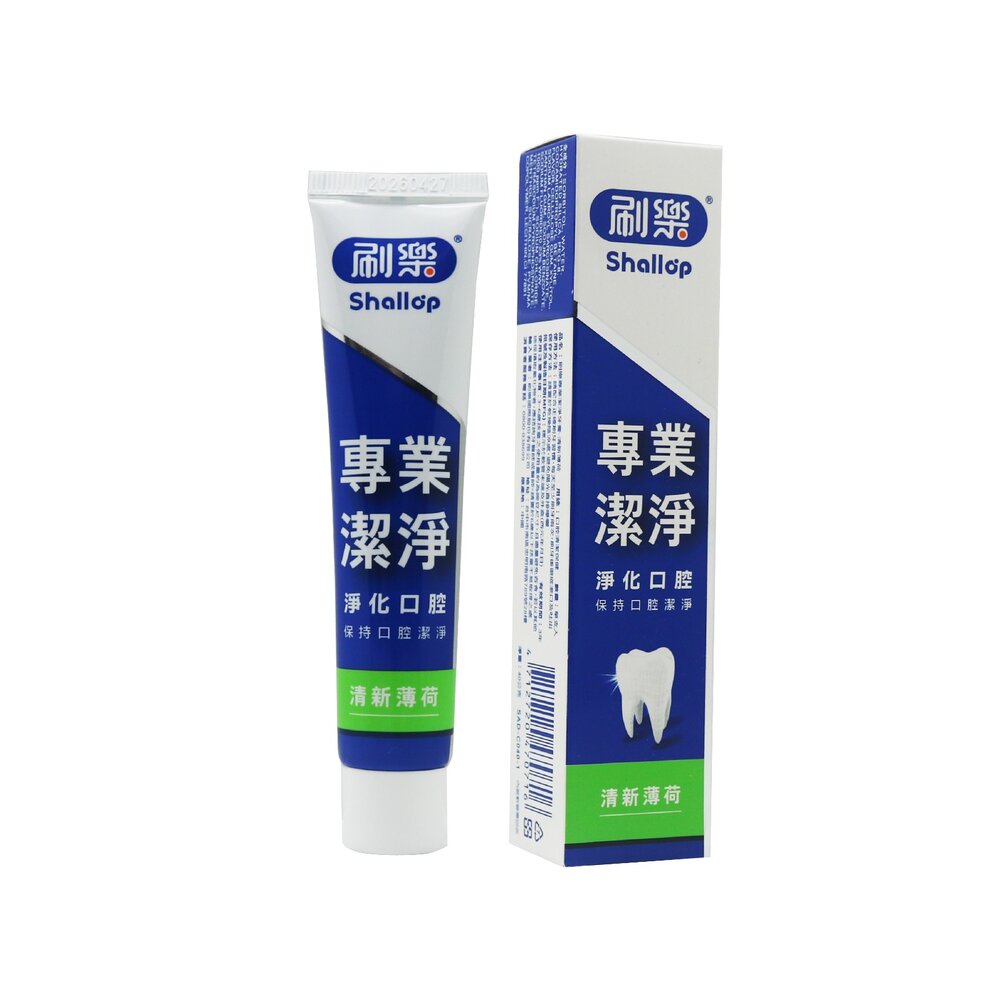 4712720470716-刷樂Shallop 專業潔淨牙膏40g(清新薄荷)
