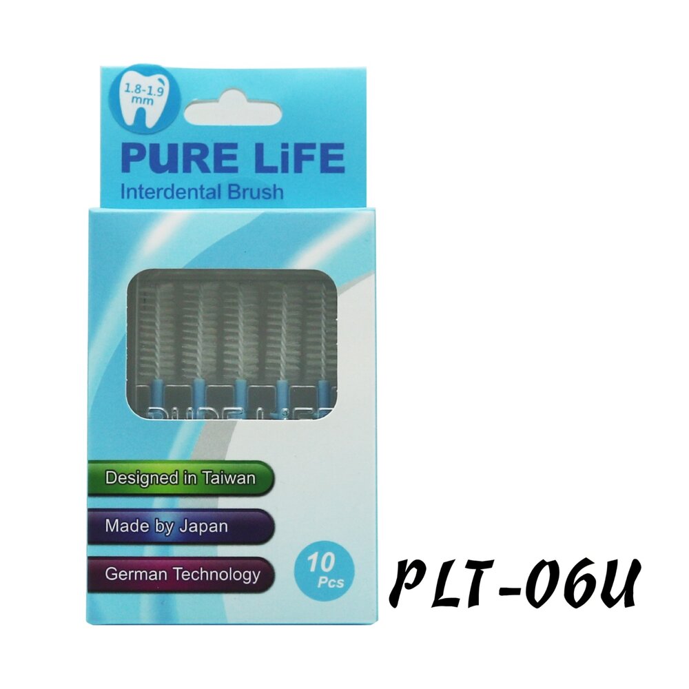 4712909860802-寶淨Pure-Life 纖柔護齒可替換牙間刷毛(淺藍1.8-1.9MM)PLT-06U 術後專用