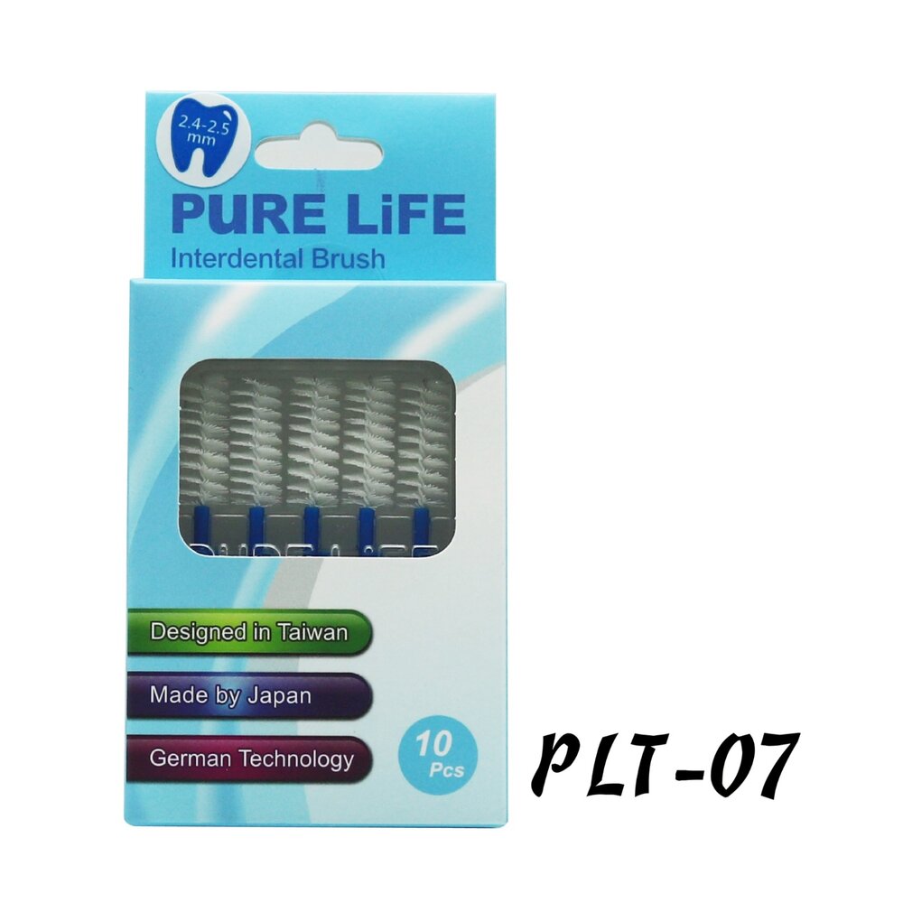 4712909860819-寶淨Pure-Life 纖柔護齒可替換牙間刷毛 (紫/2.2-2.3MM)PLT-07