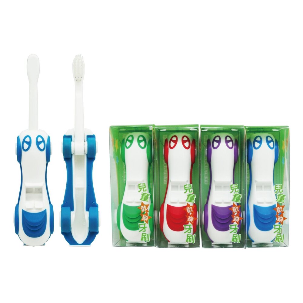 4717220214280-四季Season 兒童歡樂牙刷（汽車造型）一支 平均出貨無法挑色