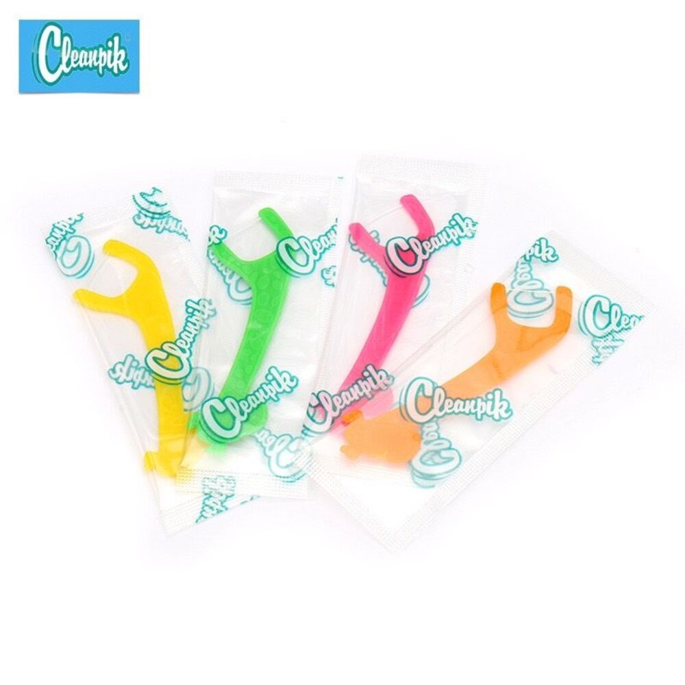 Cleaupik 長頸鹿造型兒童細滑牙線棒20支入/袋裝-圖片-1