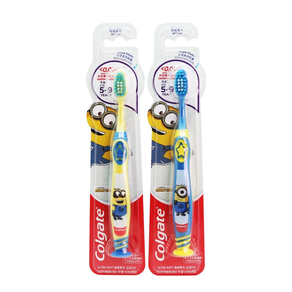 4892368662596-高露潔Colgate 小小兵造型兒童牙刷5-6歲一支