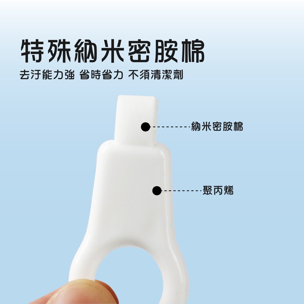 奈米海綿去除牙漬潔牙擦三入/卡-圖片-3