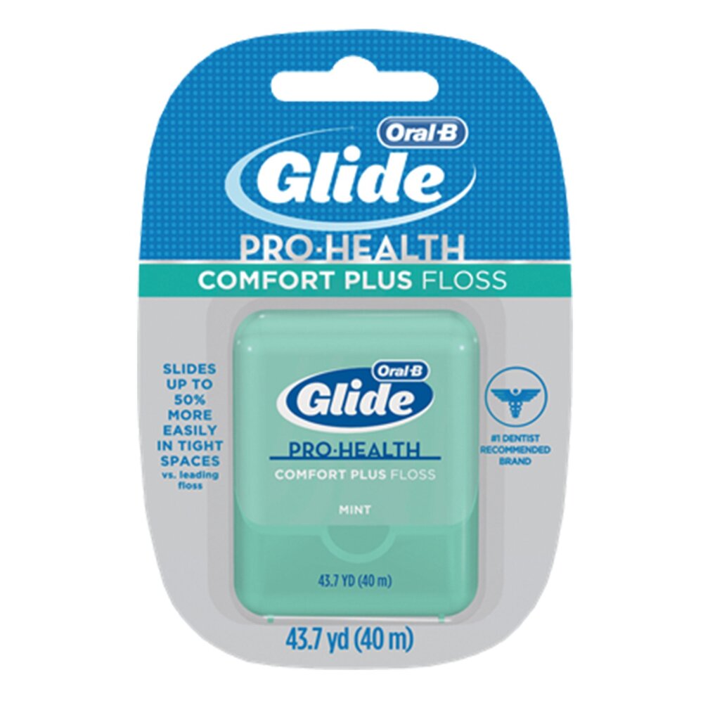 4902430789639-歐樂B 舒適深潔牙線40公尺(清新薄荷)1入 矯正適用
