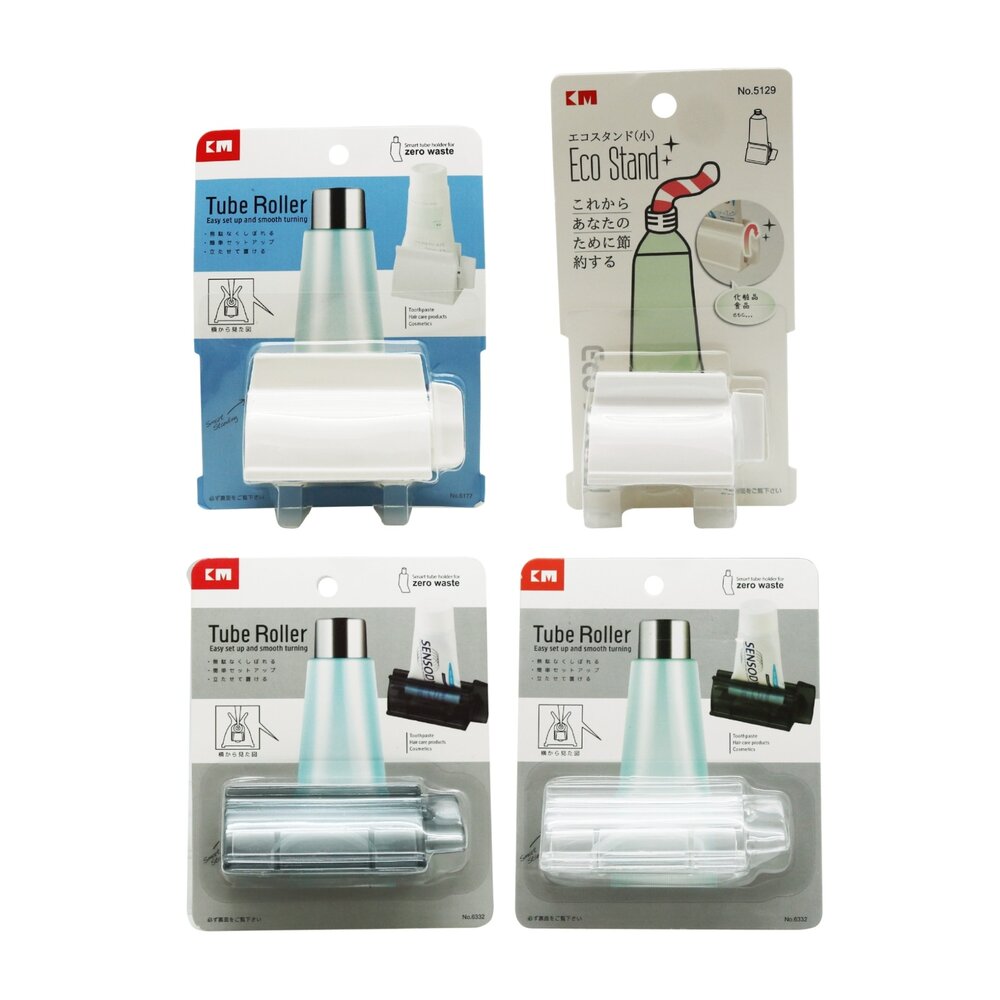 4947989351296-日本 NSH 擠牙膏器一入 三色可選 可用洗面乳 牙膏 速度