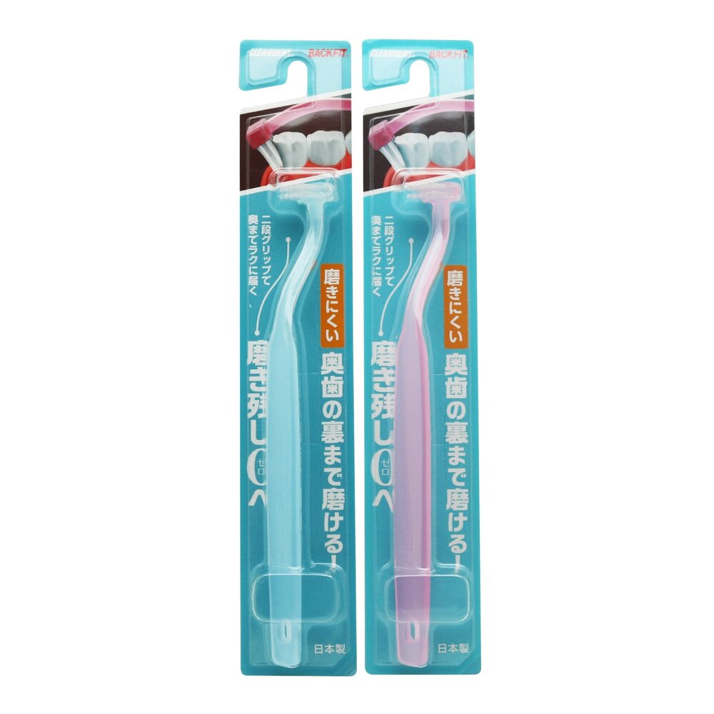 4972379072277-日本製 可麗淨CLEARDENT 加強臼齒深潔軟毛牙刷一支 適用配戴矯正器