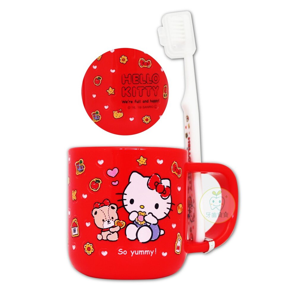 日本Skater 牙刷孔漱口杯(杯子+牙刷) 一組-圖片-1