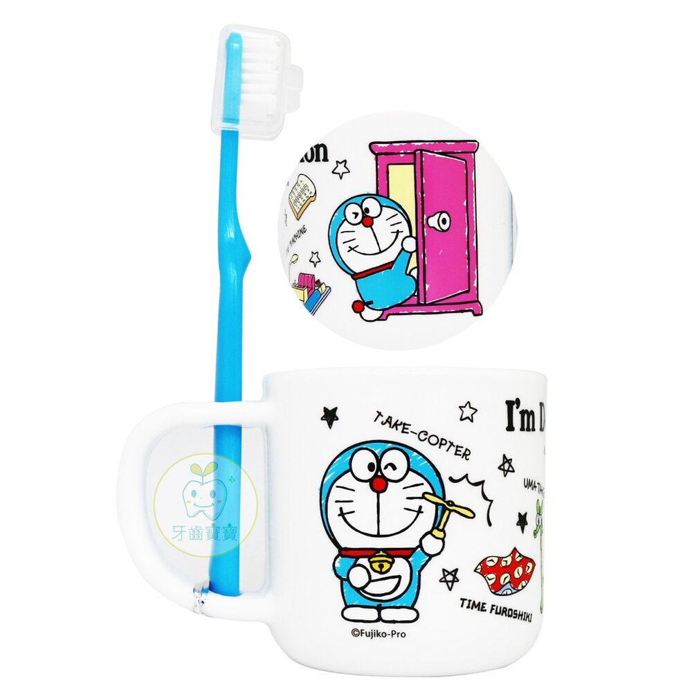 日本Skater 牙刷孔漱口杯(杯子+牙刷) 一組-圖片-3