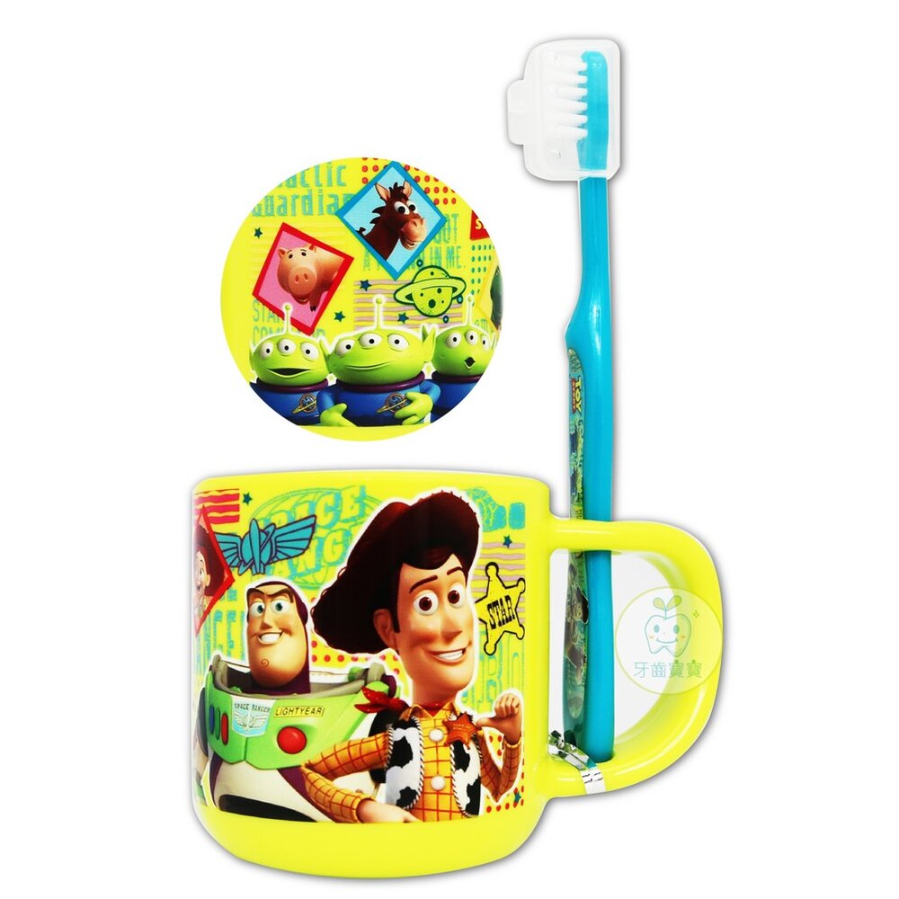 日本Skater 牙刷孔漱口杯(杯子+牙刷) 一組-圖片-4