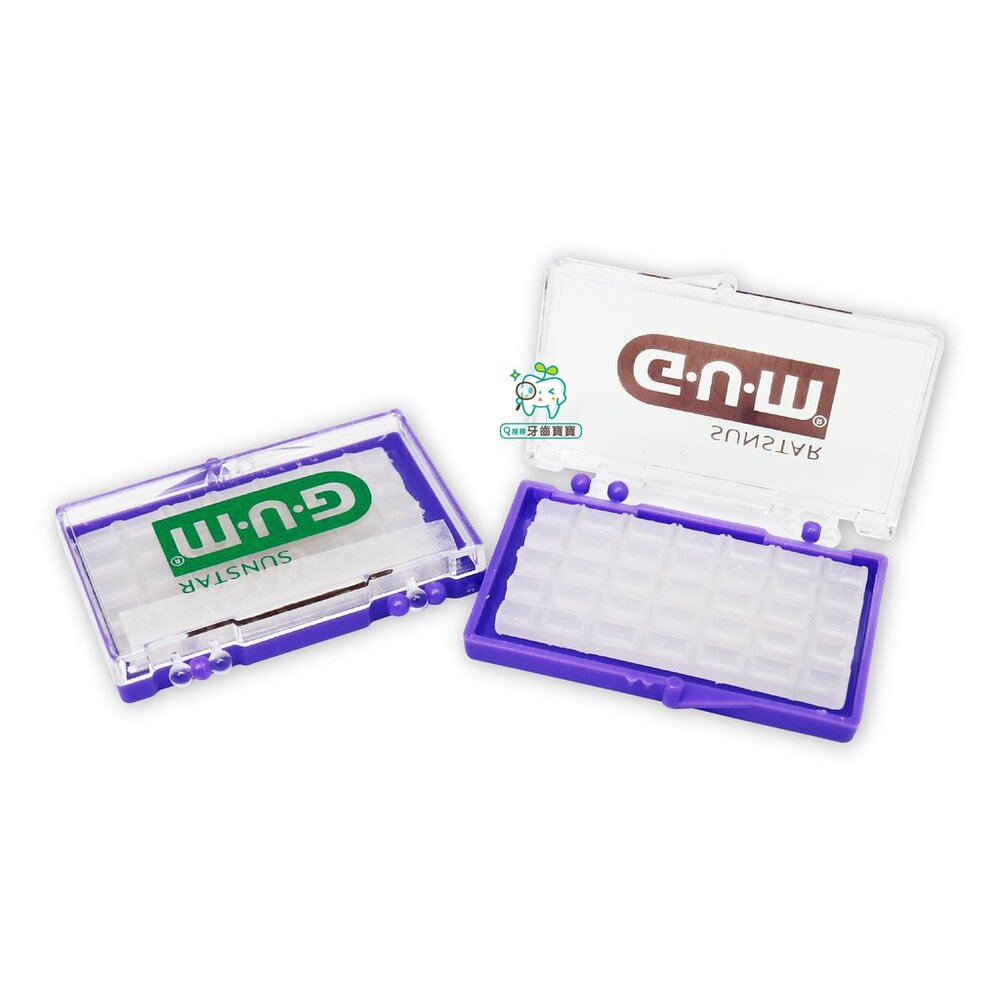 G.U.M 矯正專用 矯正器保護蠟 咬蠟片 臘片 薄荷+維他命E+蘆薈 盒裝一入-圖片-1