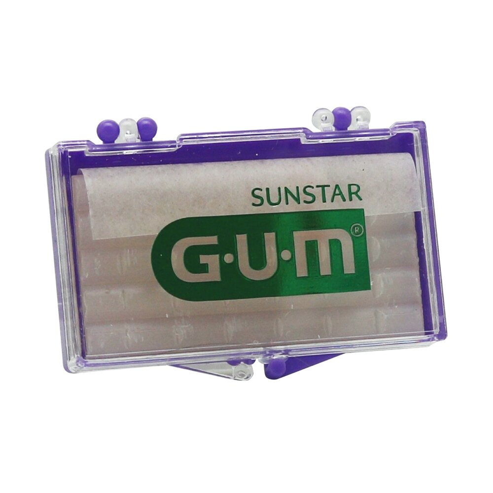 5075825420-G.U.M 矯正專用 矯正器保護蠟 咬蠟片 臘片 薄荷+維他命E+蘆薈 盒裝一入