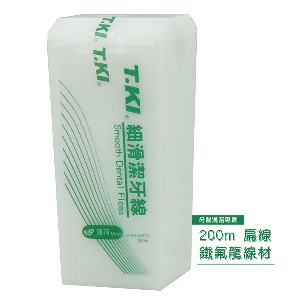 T.KI 鐵齒 細滑潔牙線200m-圖片-1