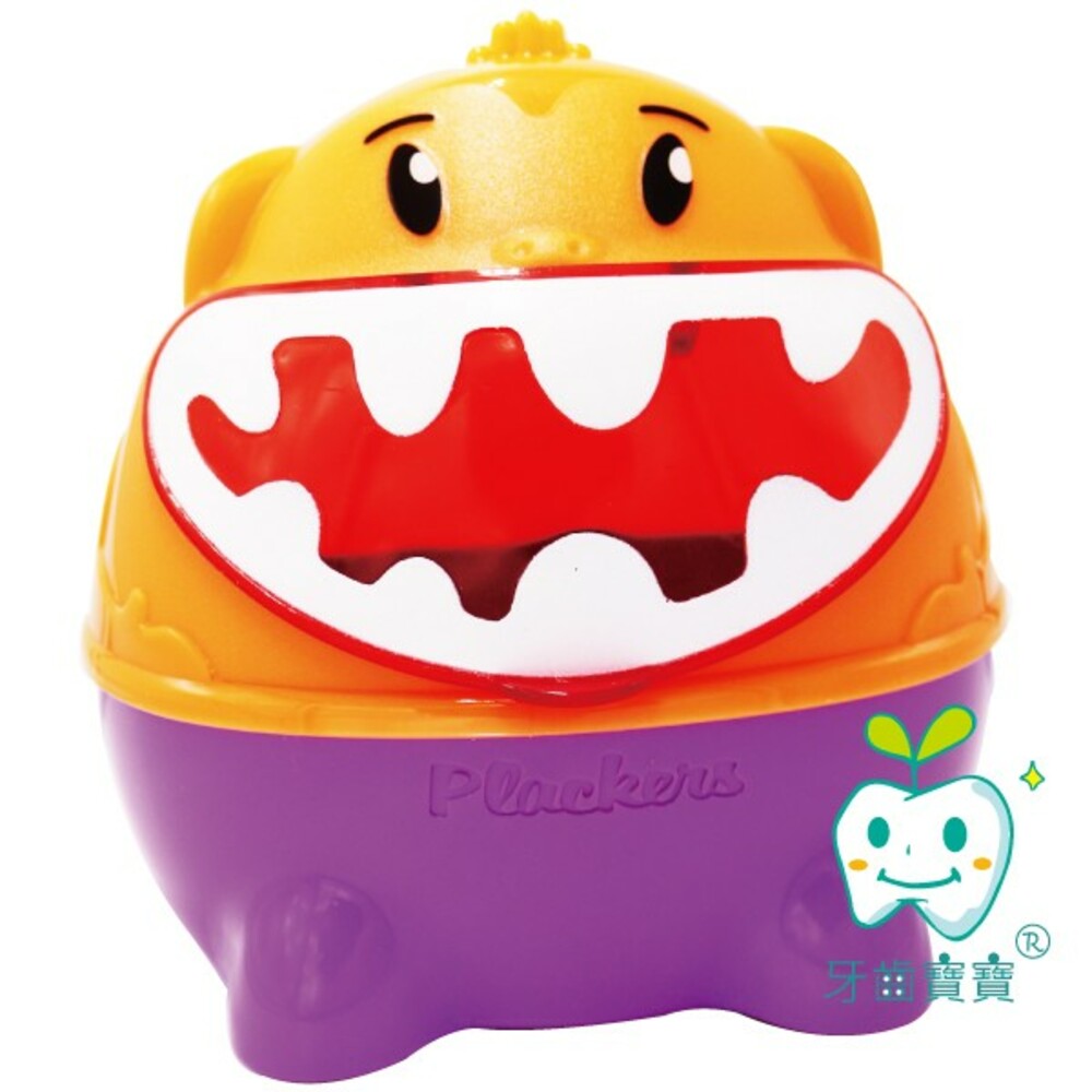 美國 普雷克 Plackers 派樂絲 牙棒寶寶兒童牙線棒收納盒+30支塗氟牙線棒-圖片-4