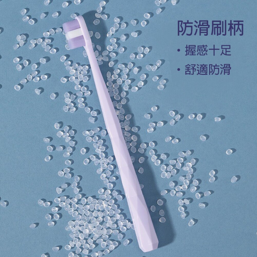 新款 ToothBrush 馬卡龍色 米束高密雲柔萬毛牙刷一支-圖片-3