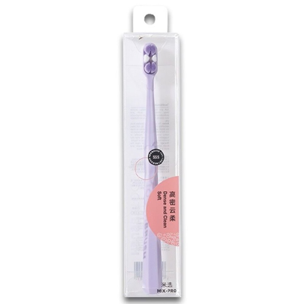 新款 ToothBrush 馬卡龍色 米束高密雲柔萬毛牙刷一支-圖片-3