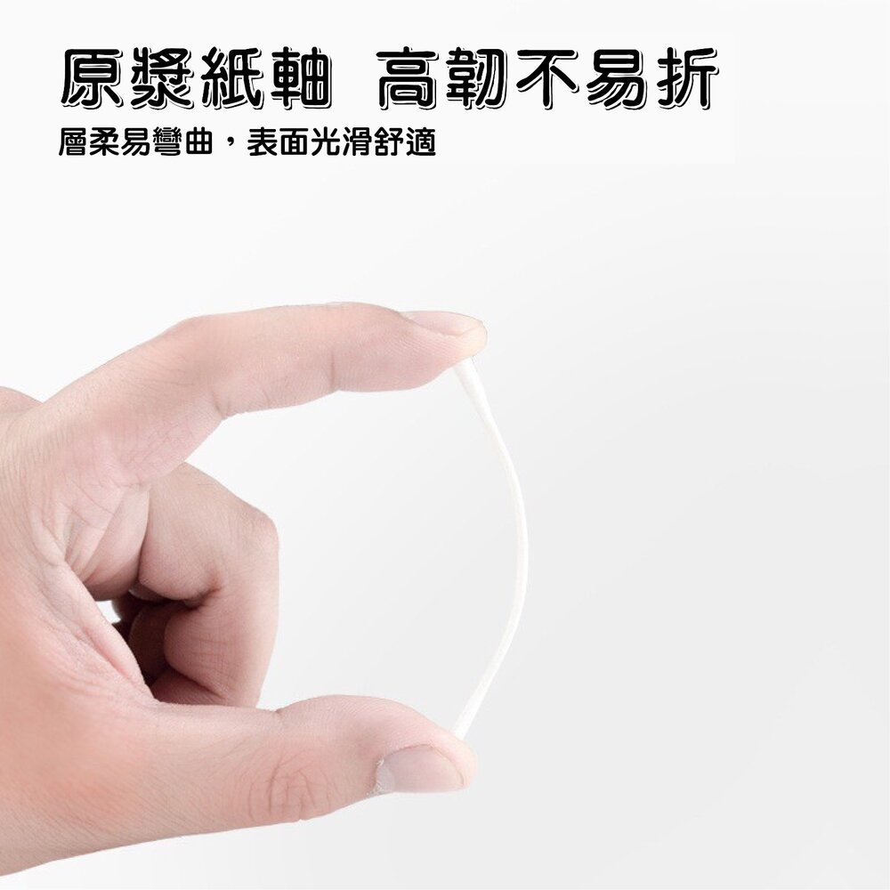 紙軸雙頭棉棒(螺旋頭+耳勺頭)100支盒裝 棉花棒-圖片-3