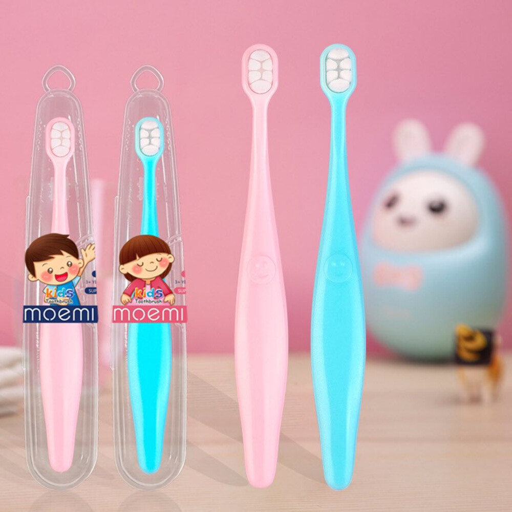 萬毛軟毛細軟牙刷2-10歲(附收納盒)-圖片-3