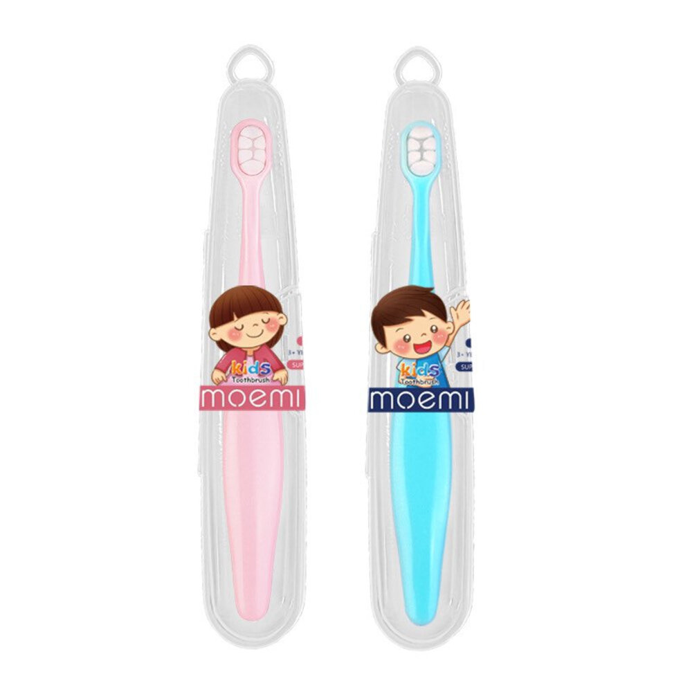 萬毛軟毛細軟牙刷2-10歲(附收納盒) 封面照片