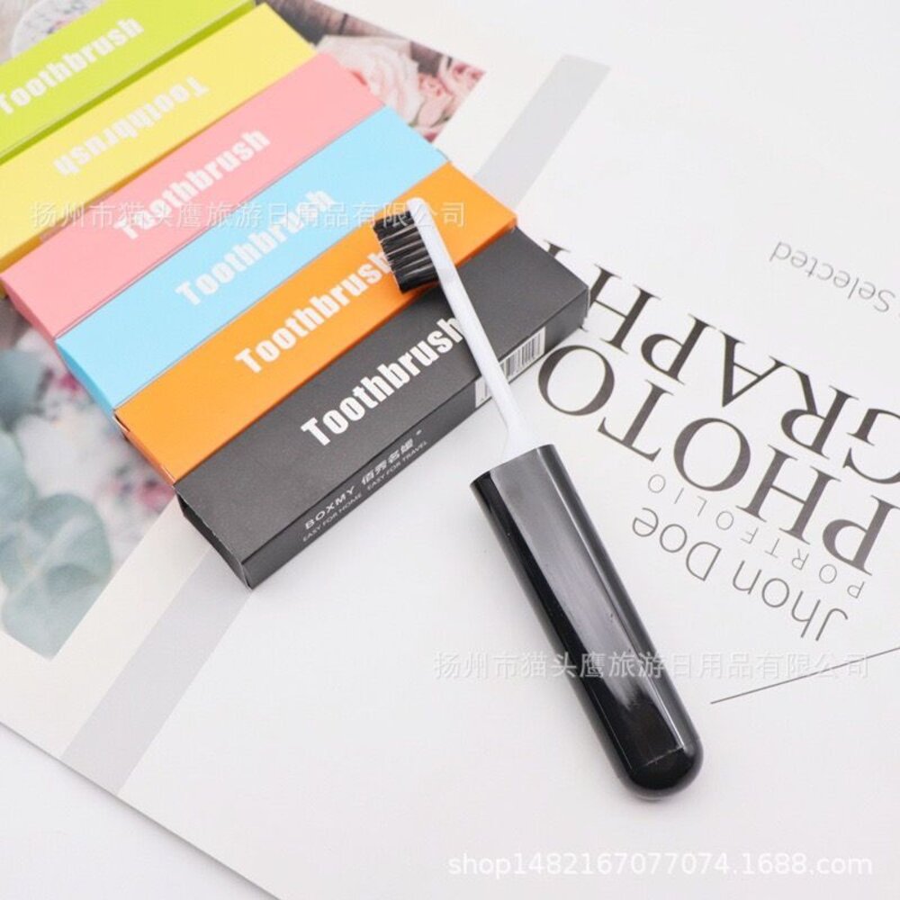 新款【透明刷套】旅行用軟毛牙刷(可收納)1入-圖片-1