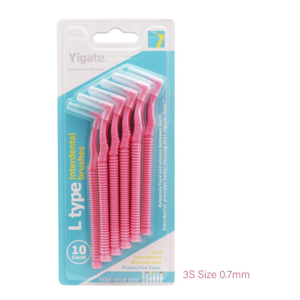 Yigate 醫潔 專業L型 牙間刷/齒縫刷/齒間刷 10入-圖片-2