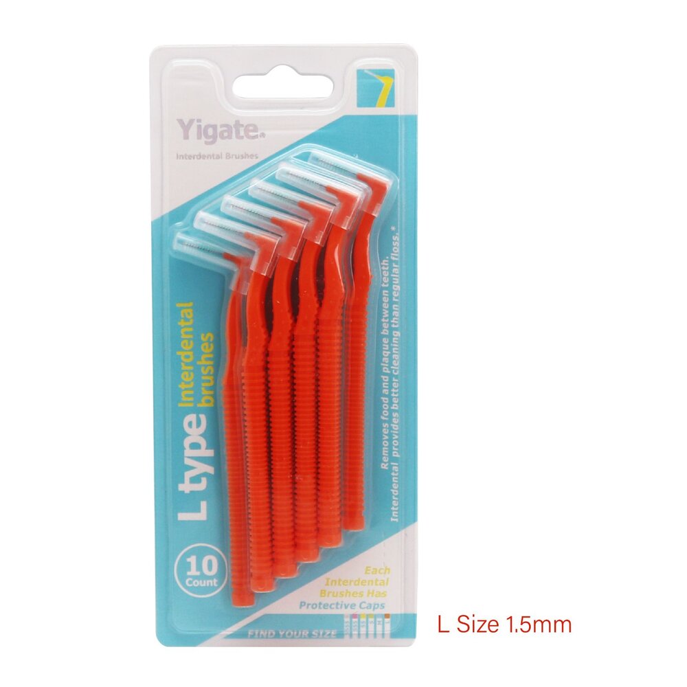Yigate 醫潔 專業L型 牙間刷/齒縫刷/齒間刷 10入-圖片-3