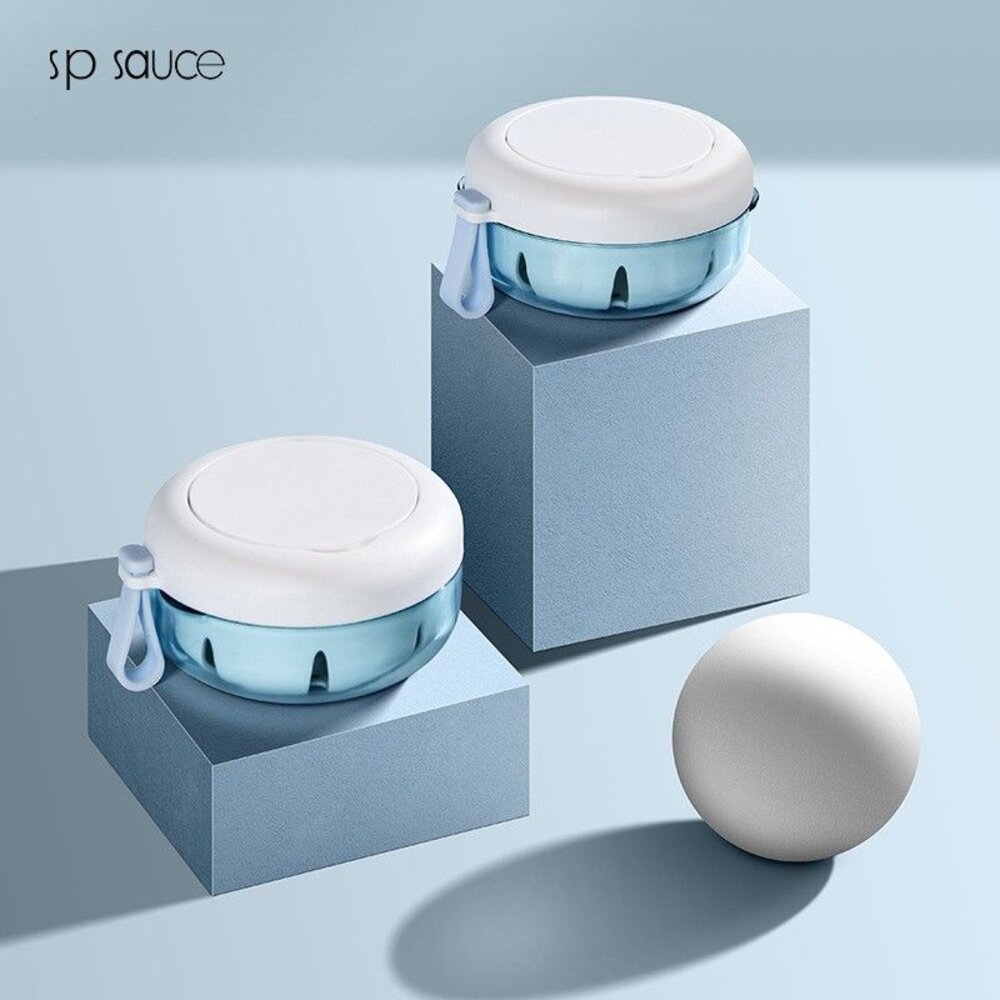 SP SAUCE 假牙套浸泡密封收納盒一入(藍) 封面照片