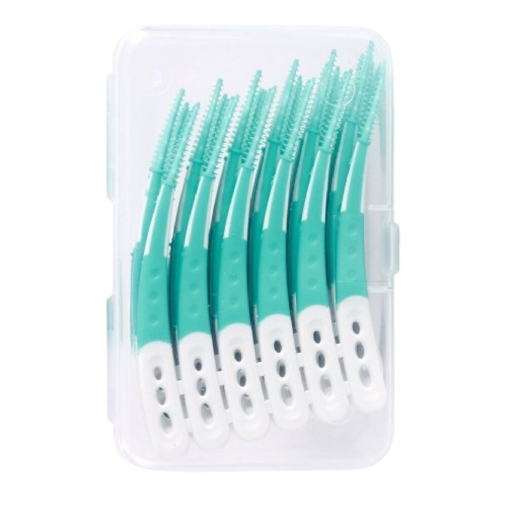 6977225620204-Cleaupik 矯正專用軟式牙間刷60支入(綠)