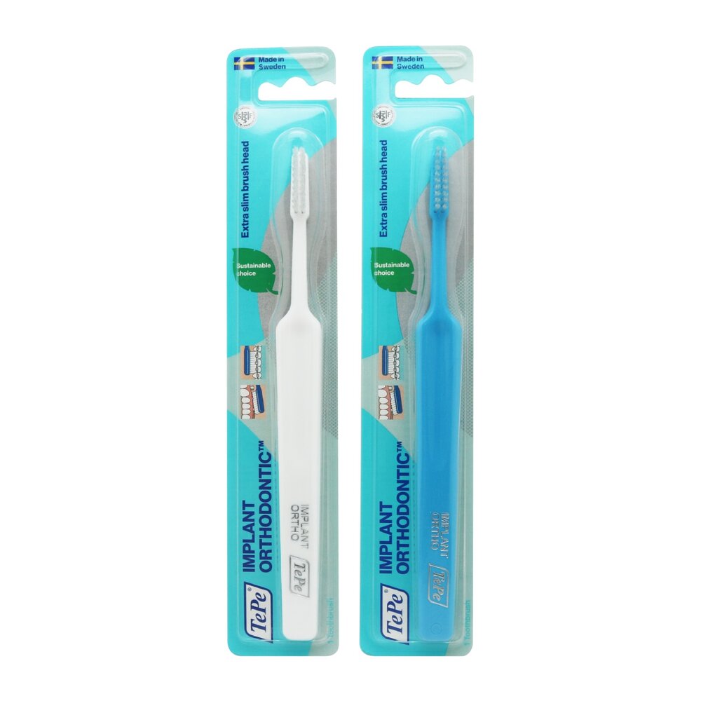 瑞典TEPE 100%瑞典製造•牙醫推薦 植牙/矯正專用牙刷一支-圖片-1