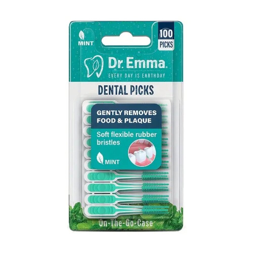 Dr.Emma 軟式牙間刷100支入(綠) 封面照片