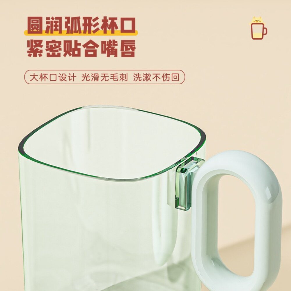 【方形】兒童造型旅行漱口杯牙刷杯一入(綠/黃可選)-圖片-3